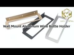 Aluminum Alloy Wine Rack Under Cabinet Mounted Bottle Wine Racks Metal Wall Mounted