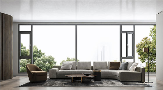 Thermal Break Sliding Aluminium Door Window Fabricators Double Glazed