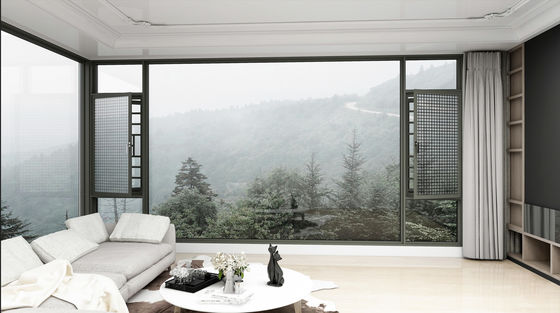 Thermal Break Sliding Aluminium Door Window Fabricators Double Glazed