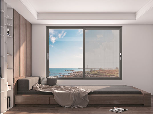 Sliding Timber Aluminium Fabrication Doors And Windows With Screen Dustproof