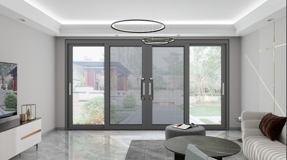 Sliding Timber Aluminium Fabrication Doors And Windows With Screen Dustproof