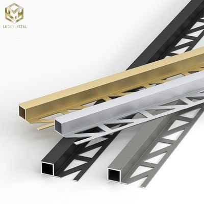 Tile Corner Edging Trim Golden Aluminium Tansition Decorative Strip