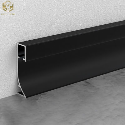 Heavy Duty Aluminium Skirting Profile 2.5mm Thickness Anti-Scratch Surface