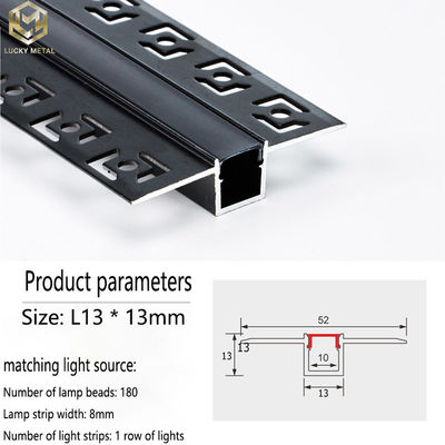 Led Strip Aluminum Channel Profile Wall Decoration Lighting Profile