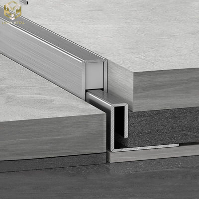 Tile Trim Aluminum Extrusion Profiles Channel Floor Side