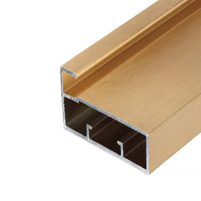 Woodgrain Aluminium Cabinet Door Frame Profile Extrusion T3-T8