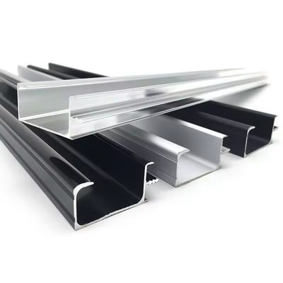 Decorations Custom Aluminium Wardrobe Cabinet Door Frame Profiles