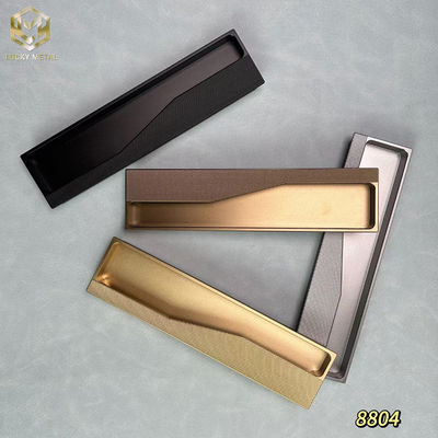 Minimalist Aluminum Cabinet Handles Reinforced Hidden Mounting
