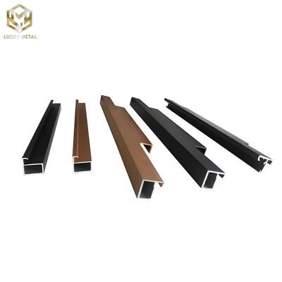 Kitchen Cabinets Wardrobes Profiles Anodized Finish Punching CNC Cutting Processing Service