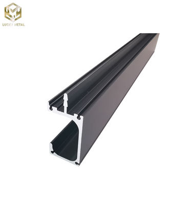 Furniture C Type Kitchen Wardrobe Aluminum Hand Profile Handle Black Handle