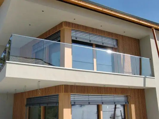 Luxury Aluminum Glass Fence Frameless Design Architectural Aesthetics