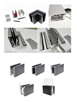 Tempered Safety Glass Aluminum Fence Panels With Anti-Rust Frame