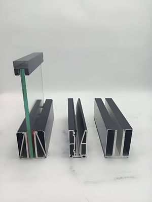 Durable Powder-Coated Aluminum Glass Fence With Safety Lock System